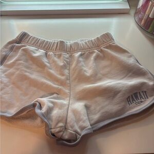Women's Cream Shorts